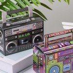 Retro 80s Candy Boom Box Gift Boxes - 10PCS