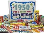 1950s Retro Candy Gift Box for 74th Birthday