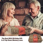 80th Birthday Retro Candy Gift Box - 1944 Treats