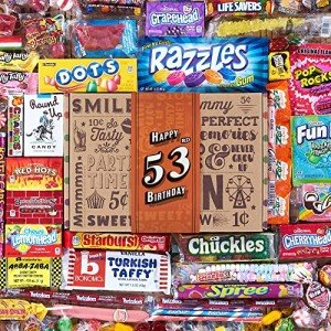 53rd Birthday Retro Candy Gift Box - 1971 Treats