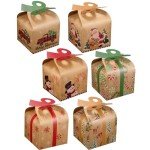 Retro Christmas Candy Gift Box Set - 24 Pcs