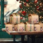 Retro Christmas Candy Gift Box Set - 24 Pcs