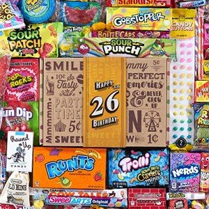 Retro Candy Gift Box for 26th Birthday Fun