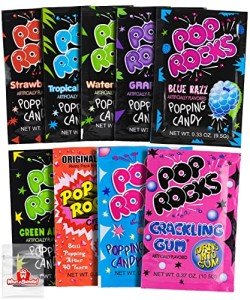 Retro Pop Rocks Candy Gift Box - 9 Flavors
