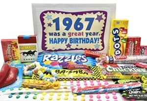 1967 Retro Candy Gift Box for Birthday Celebration