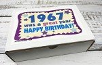 1967 Retro Candy Gift Box for Birthday Celebration