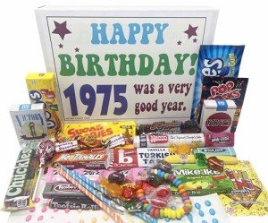 Retro Candy Box - 1975 Nostalgic Birthday Treats