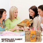 Retro Candy Gift Box for 40th Birthday Party