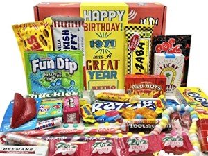 Retro Candy Gift Box for 1971 Birthdays