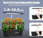 Indoor Hydroponic Herb Garden Kit with Timer