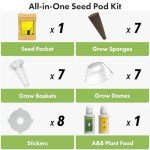 Gourmet Herb Seed Pod Kit for Indoor Gardens