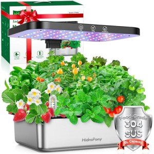 Smart Indoor Herb Garden Kit with LED Grow Light