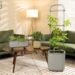 Self-Watering Tomato Planter Box with Trellis