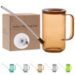 Brown Long Spout Watering Can for Indoor Plants