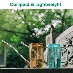 Brown Long Spout Watering Can for Indoor Plants