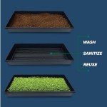 10-Pack No Drain Plant Growing Trays 20" x 10