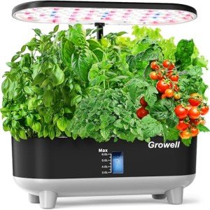 16-Pod Hydroponics Indoor Garden System with Light