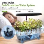 Smart Hydroponics Indoor Herb Garden with LED Light