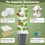 30-Plant Vertical Hydroponic Indoor Garden System