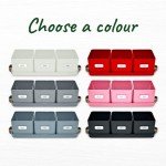 Set of 3 Black Indoor Herb Planters