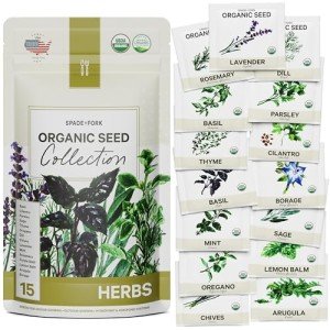 Organic Herb Seed Variety Pack - 15 Types