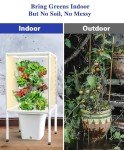 Vertical Hydroponic Indoor Garden with LED Light