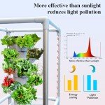 Vertical Hydroponic Indoor Garden with LED Light