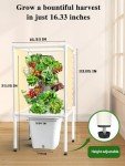 Vertical Hydroponic Indoor Garden with LED Light