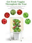 Vertical Hydroponic Indoor Garden with LED Light