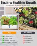 Indoor Hydroponics Garden Kit with LED Grow Light