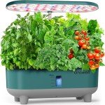 Hydroponic Indoor Garden System with LED Grow Light
