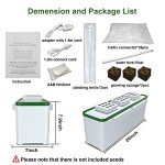 7L Hydroponic Gardening System with Trellis