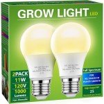 LED Grow Light Bulbs for Indoor Plants – 2 Pack
