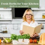 Indoor Herb Garden Planter with Tray