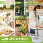 WiFi Solar Drip Irrigation System for Indoor Gardens