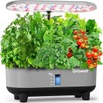 Hydroponic Indoor Garden Kit with LED Grow Light