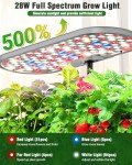 Hydroponic Indoor Garden Kit with LED Grow Light