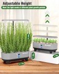 Hydroponic Indoor Garden Kit with LED Grow Light
