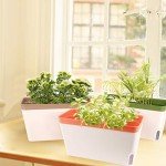 Self-Watering Herb Planter Set of 3 Pots