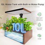 SUNCOZE 20-Pod Hydroponics Indoor Herb Garden Kit
