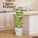 GROWNEER Hydroponic Vertical Garden System for 35 Plants