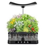 Smart Hydroponic Herb Garden with LED Grow Light