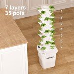 GROWNEER 35-Plant Hydroponics Indoor Garden System