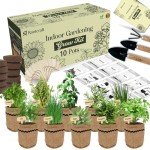 Herb Garden Planter Kit with Pots and Tools