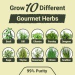 Herb Garden Planter Kit with Pots and Tools