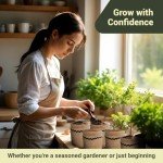 Herb Garden Planter Kit with Pots and Tools