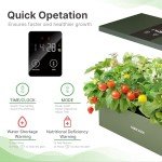 Indoor Hydroponic Herb Garden with LED Grow Light