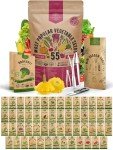 55 Variety Vegetable Seed Pack - Non-GMO Heirloom