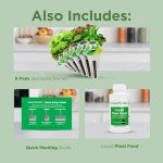 Indoor Hydroponic Garden with LED Grow Light