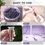 50 Hydroponic Grow Sponges with Labels and Tweezers